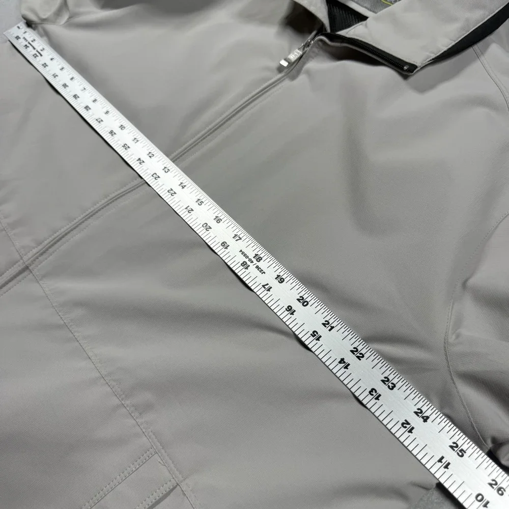 Weatherproof Mens XL Light Gray Full Zip Mesh‎ Lined Lightweight Jacket